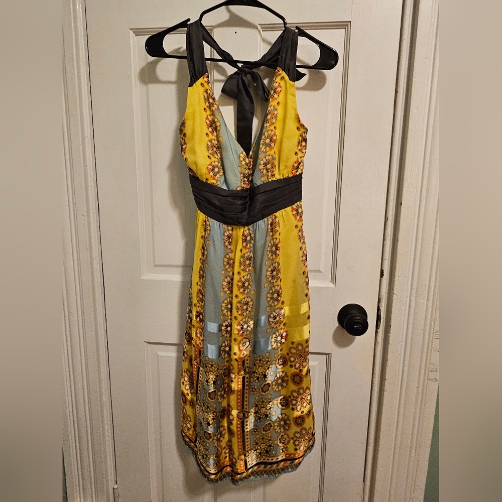 Silk Halter Dress